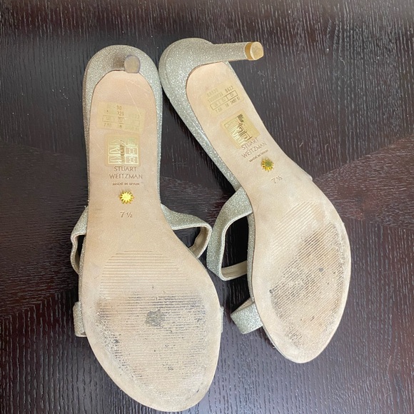 Stuart Weitzman Soiree sleek caged slide  Heels - Picture 5 of 7